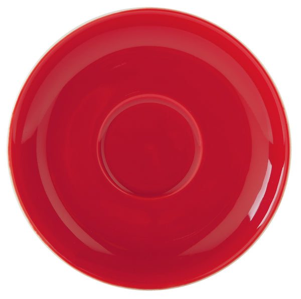 filiżanka do kawy Joy; 230ml, 9x7 cm (ØxW); czerwony; okrągły; 6 sztuka / opakowanie