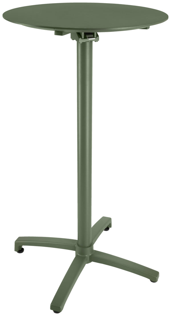 Outdoor-Aluminium-Stehtisch Taipa rund; 60x108 cm (ØxW); Platte oliwka