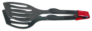 Doppelwender/Servierzange Duetto-Flonal Plus; 28.9x7.2x2 cm (DxSxW); czarny/czerwony