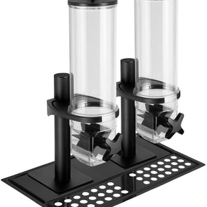 dozownik do płatków Hamshire podwójny GN 1/1; 8000ml, 53x32.5x56.2 cm (DxSxW); czarny