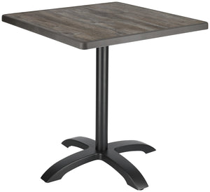 Outdoortisch Sevelit quadratisch; 70x70x73.6 cm (DxSxW); Platte sosna rustykalna