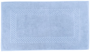 mata łazienkowa Valencia gładka; 50x90 cm (SxD); jasny niebieski