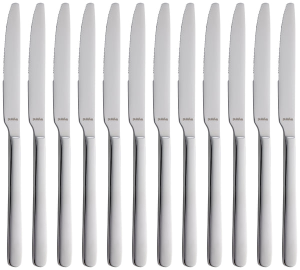 Menümesser Nizza; 22.3 cm (D); srebro; 12 sztuka / opakowanie