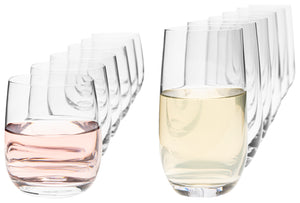 zestaw szklanek Theresa 12 częściowy; 350ml, 7.8x13.2 cm (ØxW); transparentny