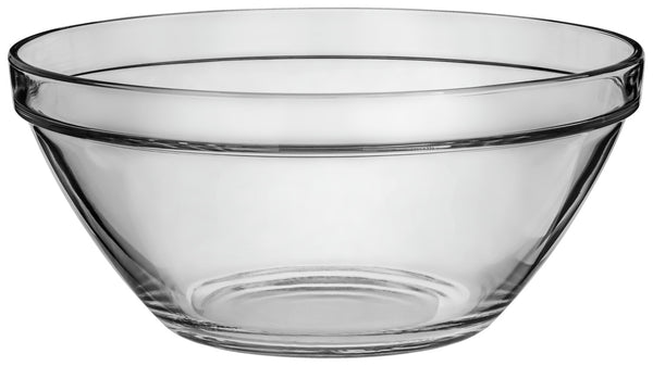 miska szklana Pompei; 2450ml, 23x10.3 cm (ØxW); transparentny; okrągły; 4 sztuka / opakowanie