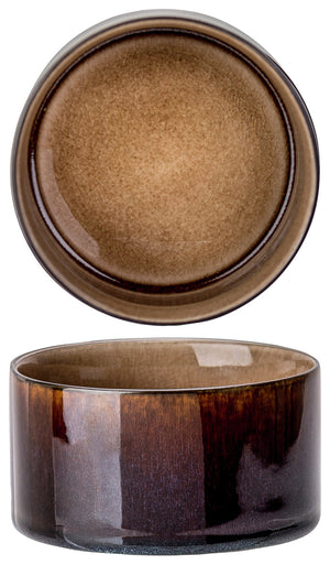 miska Quintana; 400ml, 11x6 cm (ØxW); bursztyn; 6 sztuka / opakowanie