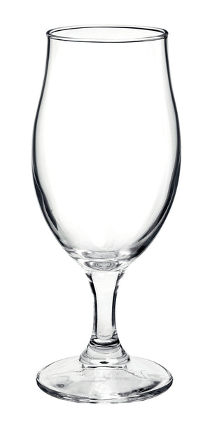 pokal do piwa Executive z linią napełniania; 529ml, 8.7x20.5 cm (ØxW); transparentny; 0.4 l Füllstrich, 6 sztuka / opakowanie