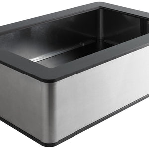 podstawa Fundale wysoka GN 1/1; 63x42.5x15 cm (DxSxW); antracyt; prostokątny