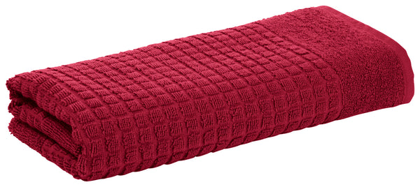 ręcznik do kąpieli Karos; 70x140 cm (SxD); burgund