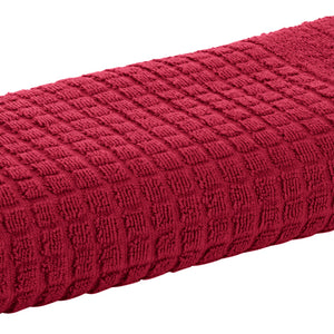 ręcznik Karos; 50x100 cm (SxD); burgund