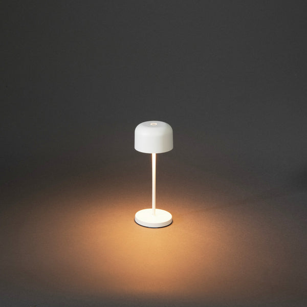 lampa stołowa LED Lille mini; 7.5x20 cm (ØxW); biały
