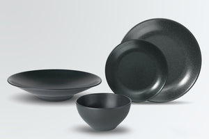 talerz do makaronów Coup Masca; 1400ml, 25.5x6 cm (ØxW); czarny; okrągły; 4 sztuka / opakowanie