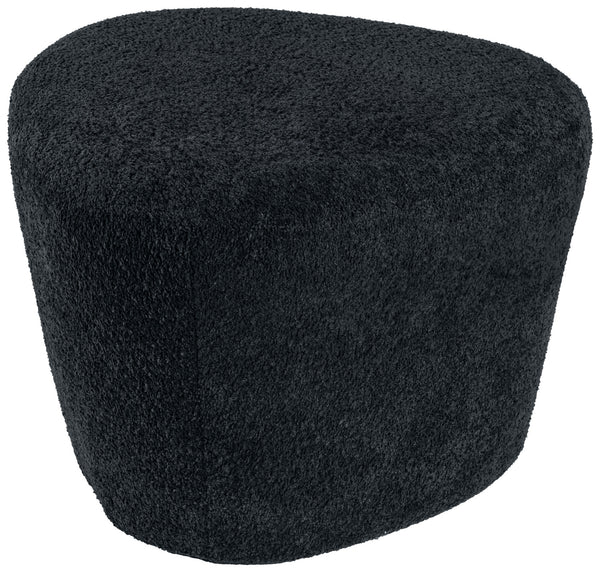 Hocker Norsk Boucle; 43x43x46 cm (SxGxW); czarny