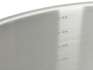 Bratentopf Prim Appety; 50 cm (Ø); srebro