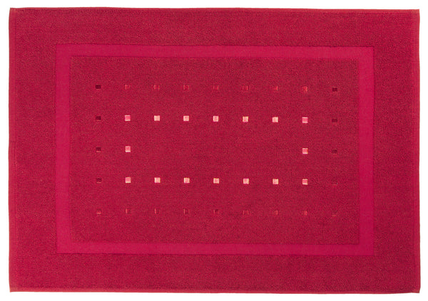 dywanik łazienkowy Noblesse; 50x70 cm (SxD); burgund