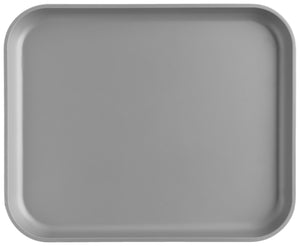 półmisek Kanas prostokątny z reliefem; 32.5x26.5x3 cm (DxSxW); szary; prostokątny