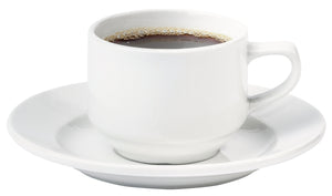 spodek do bulionówki / filiżanki do kawy/cappucino Rondon; 15.8 cm (Ø); biały; okrągły; 6 sztuka / opakowanie