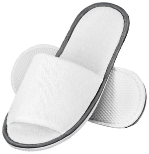 klapki z frotte Lance otwarte; Schuhgröße uniwersalny; biały; 10 para(y) / opakowanie