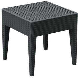 stolik kawowy Melrose; 45x45x45 cm (DxSxW); antracyt; prostokątny
