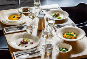 talerz płaski Premiora; 25 cm (Ø); biel kremowa; okrągły; 12 sztuka / opakowanie