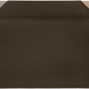 bieżnik Emporia; 40x130 cm (SxD); ciemny brąz; prostokątny