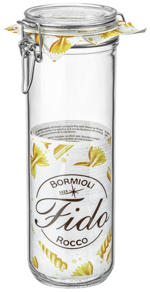 słoik z zamknięciem pałąkowym Fido Terrina; 1460ml, 9.8x28.4 cm (ØxW); transparentny; 6 sztuka / opakowanie