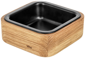 miska z melaminy Fenra; 470ml, 13.8x13.8x4.8 cm (DxSxW); czarny