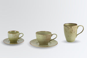 filiżanka do kawy Palana; 240ml, 9.3x6.8 cm (ØxW); limonka; 6 sztuka / opakowanie
