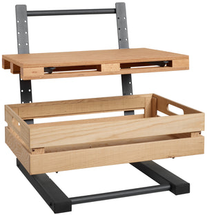 stojak na tace i palety Portland; 48.9x57.5x43.6 cm (SxWxG); antracyt