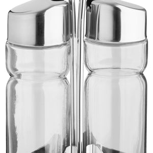zestaw do przypraw Melilla Neo 3 częściowy; 200ml, 11.4x22x5.3 cm (SxWxG); srebro/transparentny