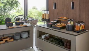 Chafing Dish Buffet WMF Quadro; 48x39x19 cm (DxSxW); czarny