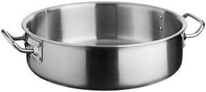 garnek do pieczenia Livonia; 11000ml, 36x11 cm (ØxW); srebro; okrągły