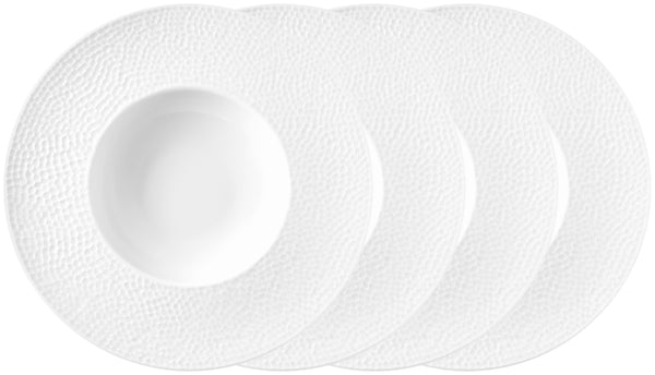 talerz głęboki Pike; 380ml, 27x5.5 cm (ØxW); biały; okrągły; 4 sztuka / opakowanie