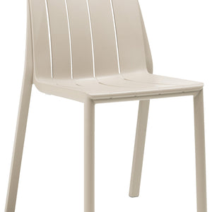 Outdoorstuhl Tiberina stapelbar; 50x56x81 cm (SxGxW); siedzisko beżowy