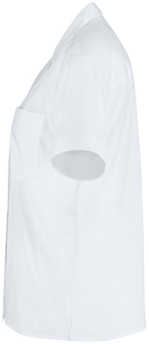 Bluse Kurzarm Magnum Comfort Fit; Kleidergröße 46; biały