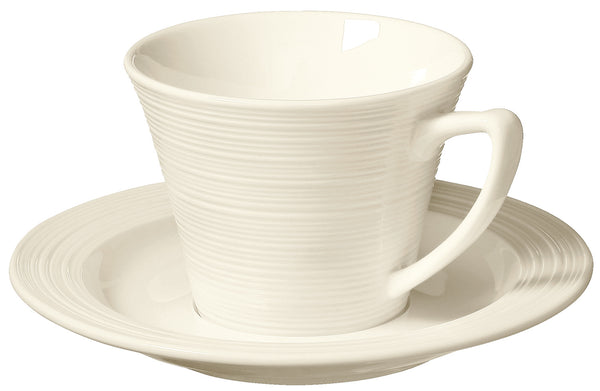 filiżanka do kawy Skyline; 200ml, 8.8x7 cm (ØxW); biel kremowa; okrągły; 6 sztuka / opakowanie