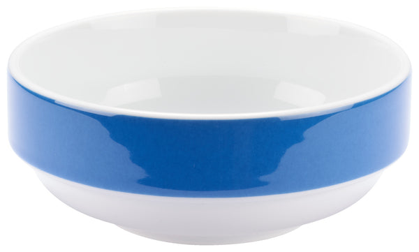 miska Multi-Color; 302ml, 12.3x5.2 cm (ØxW); biały/niebieski; 6 sztuka / opakowanie