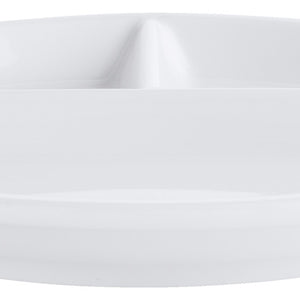 Teller Stackora 3-geteilt; 25.5 cm (Ø); biały; okrągły; 6 sztuka / opakowanie