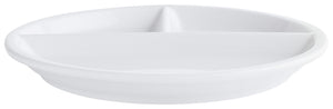 Teller Stackora 3-geteilt; 25.5 cm (Ø); biały; okrągły; 6 sztuka / opakowanie