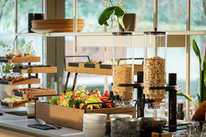 podstawowy pojemnik Esino średni GN 1/1; 61.9x38.6x16.9 cm (DxSxW); brązowy/czarny; prostokątny