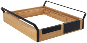 podstawowy pojemnik	 Esino płaski GN 1/2; 35.4x38.6x10.9 cm (DxSxW); brązowy/czarny; prostokątny