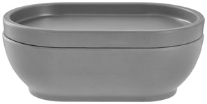  17.6x10.8x5.5 cm (DxSxW); szary; owalny; 6 sztuka / opakowanie