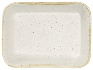 Lasagne Rechteck Stonecast Barley White; 600ml, 16x12 cm (DxS); biały/brązowy; prostokątny; 12 sztuka / opakowanie