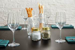 mini szklanka  Quattro Stagioni z pokrywką; 200ml, 5.2x8.3 cm (ØxW); transparentny; 12 sztuka / opakowanie