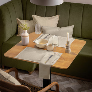 Tischset Ledana; 30x45 cm (SxD); piasek; 4 sztuka / opakowanie