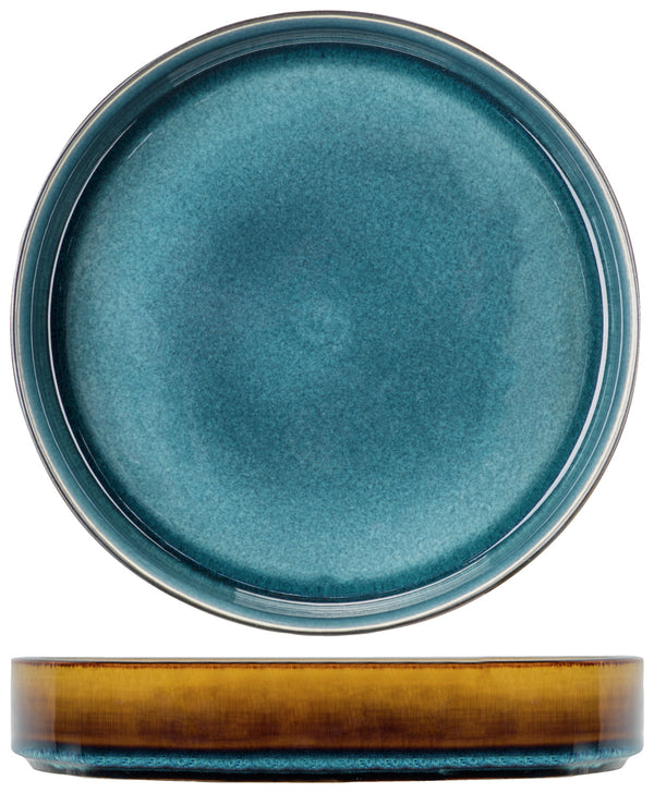 talerz do zupy Quintana; 1230ml, 23x4.3 cm (ØxW); niebieski; okrągły; 3 sztuka / opakowanie