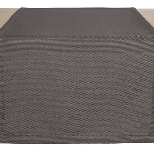 bieżnik Ambita ze strukturą; 40x130 cm (SxD); antracyt; prostokątny