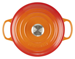 Bräter Signature rund 24 cm; 4200ml, 24x17.2 cm (ØxW); pomarańczowy; okrągły