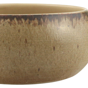 miska Natura z uchwytem; 600ml, 14x6.25 cm (ØxW); jasny brązowy/ciemny brąz; okrągły; 6 sztuka / opakowanie