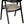 Stapelstuhl Calma Stoff Buchenholz schwarz lackiert; 54x53x79 cm (SxGxW); siedzisko taupe